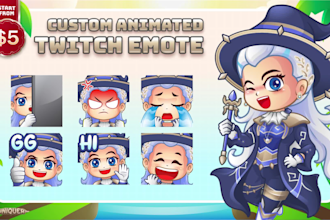make unique emote twitch very fast and cheap