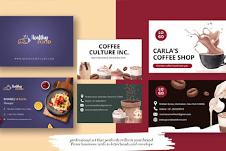 design business cards, letterhead, and stationery with the best package