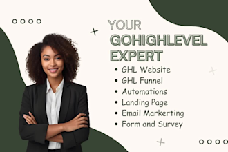 gohighlevel workflow automation sales funnel ghl website expert landing page