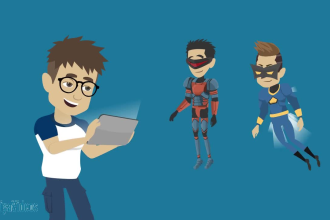 create 2d animated explainer video or animation video
