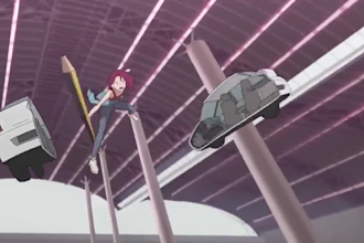 animated music video animation, 2d cartoon, 2d anime fighting short film series