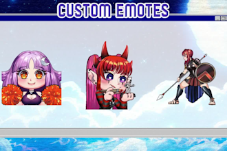 create animated custom twitch emotes