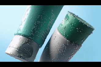 do tiktok ready 3d cosmetic skincare animation of cream serum perfumes