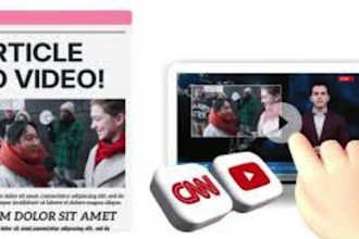 convert your article to video using steve ai