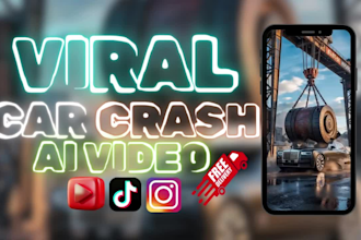 create viral car crashes ai videos, wondering beamng videos, youtube shorts