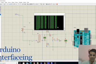 do circuit schematics simulation with ardiuno in proteus and pcb designing