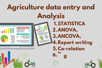 do agriculture data entry and analysis optimization