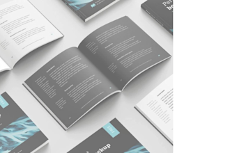design professional magazine layout and creative cover with editorial design