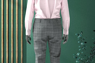 design patterns garment by optitex and fitting 3d model