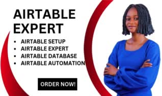setup airtable, student portal, airtable database, airtable automation,interface