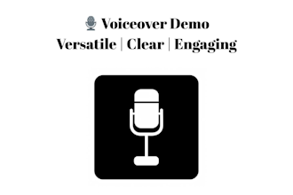 deliver clear, engaging voiceovers for your audiobooks, games and ads