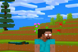 create minecraft 3d animation