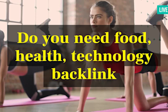 do guest post on technology, health, food