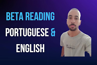beta read, edit, and proofread your book in portuguese or english