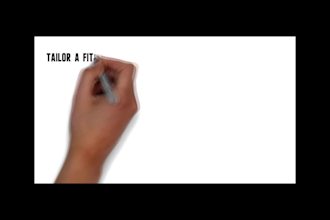 make a personal fitness trainer whiteboard animation video