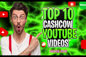 create cash cow videos, youtube automation, top 10 content creator