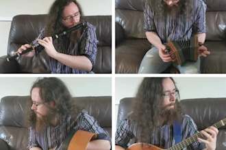 play irish wooden flute on your track