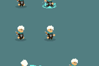 create 2d pixel art animation spritesheet, tileset, pixel art character pixelart