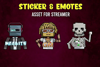make creative stickers and animated emotes