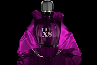 do 3d perfume animation, 3d bottle body spray, 3d perfume design,3d cgi and vfx