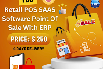 provide you retail pos saas software point of sale with erp