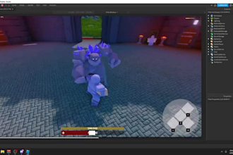 develop roblox game, roblox script, build full roblox game creation