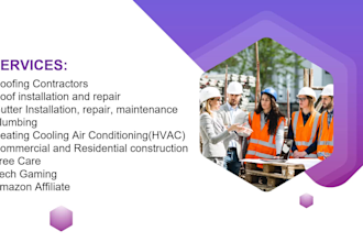 write SEO blog on plumbing, hvac, roofing, construction