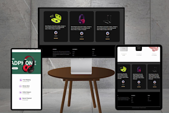 develop a ecommerce wordpress website or online store