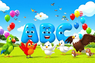 create fun and educational kids learning 3d videos, cartoon videos