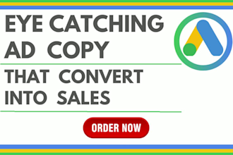 be your creative copywriter for facebook, google ads sales copy to boost sales