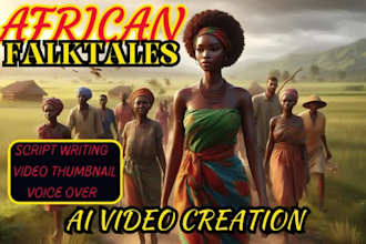 create ai african and american folktale animations videos with stunning visuals