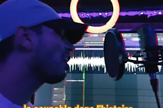 rap or sing in french or english on your song less than 48h
