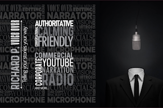 be your american male voiceover
