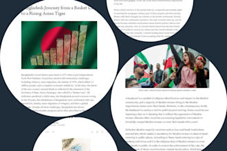 write articles and blog posts about human rights