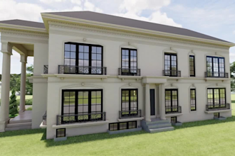 do architecture 3d realistic rendering and walk through
