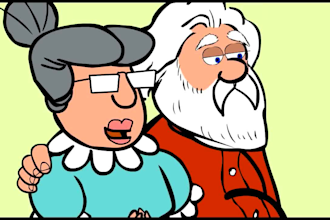 record a classic and lively santa clause voice