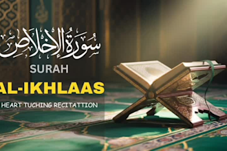 create highquality islamic youtube thumbnails for bayan, quran, and hadith