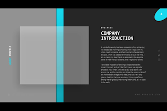 design professional and modern powerpoint presentations