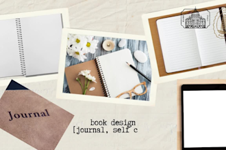 design kdp low content book interior and kdp no content kdp journal book design