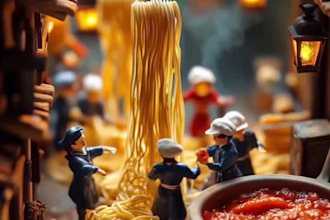 do food photography, food videography, food photo editing, ai miniature video