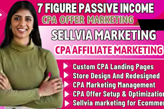 do cpa marketing, cpa marketing for cpa offer,cpa landing page,sellvia marketing