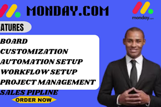setup and automate your monday sales monday  workflow expert virtual assistant