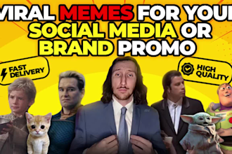 create funny and viral meme photos for your brand or social media