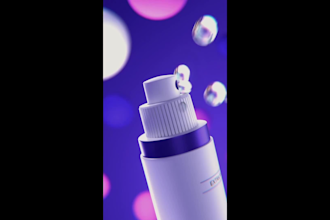 make creative 3d product animations and advertisements