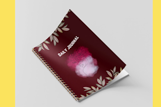 design custom kdp journals, planners, and trackers interior and covers