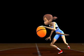 create premium 2d animation and motion graphics