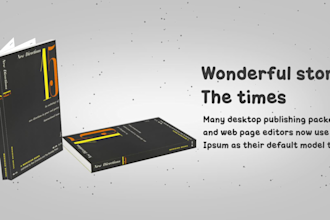 make book promo video animation