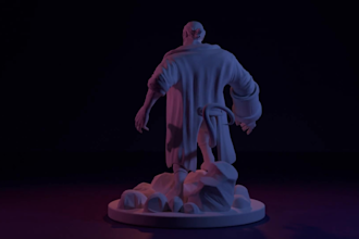 do 3d detailed models sculptures