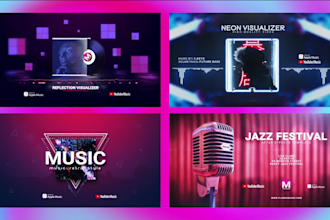 music visualizer for social media posts
