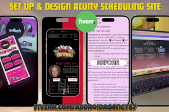 design, revamp, and set up your acuity scheduling booking system